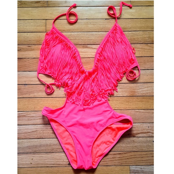 🚨GET 50% OFF ReeBee NWOT Neon One Piece Swimsuit - Picture 1 of 2
